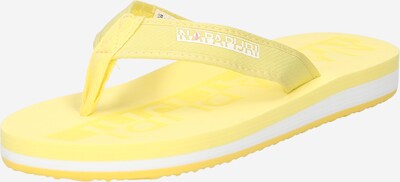 NAPAPIJRI T-bar sandals 'STICK' in Yellow / White, Item view