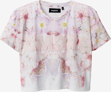 Desigual T-Shirt 'NASHVILLE' in Pink: predná strana