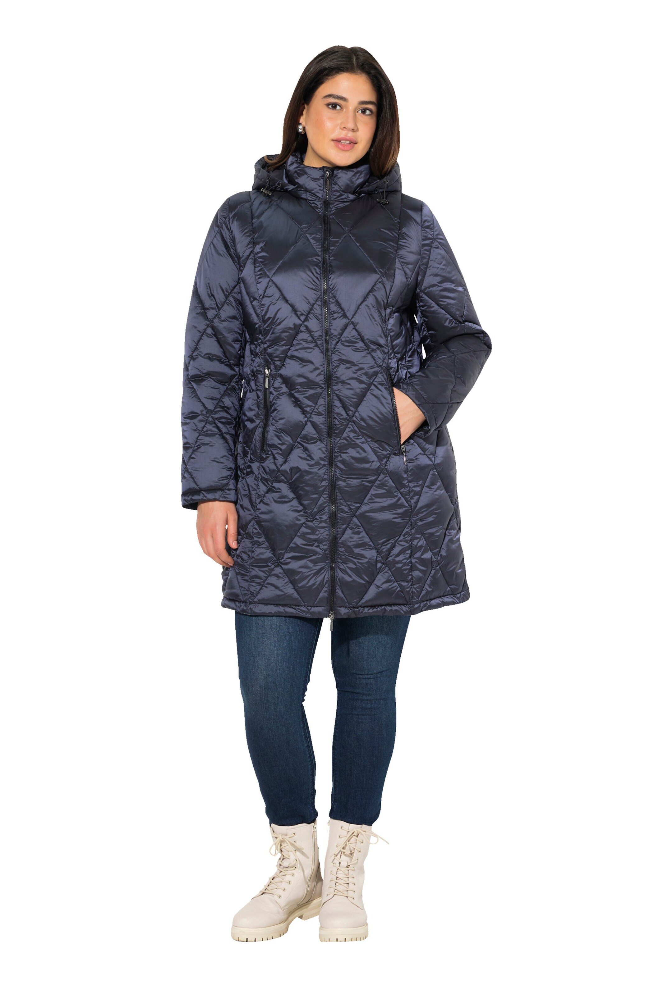 Ulla Popken Tussenjas in Blauw