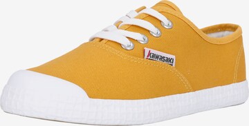 KAWASAKI Sneakers 'Base' in Yellow: front