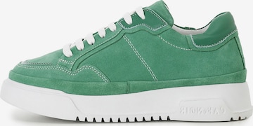 Sneaker bassa di CAFè NOIR in verde: frontale