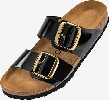 Mule 'Samos GS' Palado en noir : devant