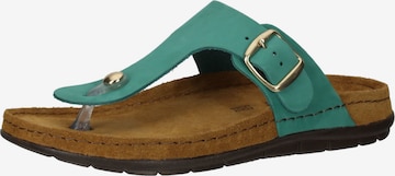 ROHDE T-Bar Sandals in Green: front