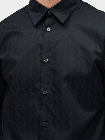 Regular fit Camicia di ARMANI EXCHANGE in blu