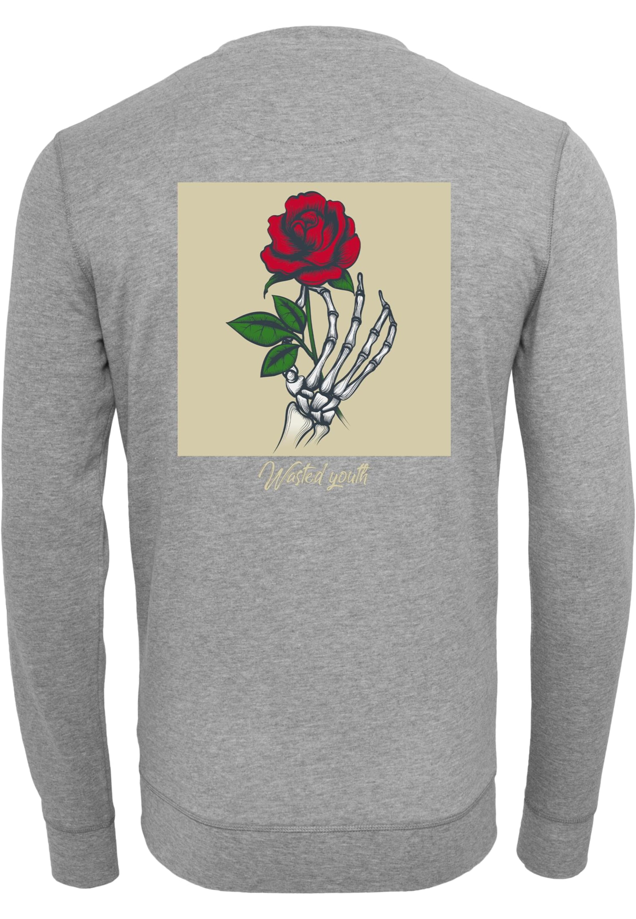 MT Men Sweatshirt 'Wasted Youth' in Grey