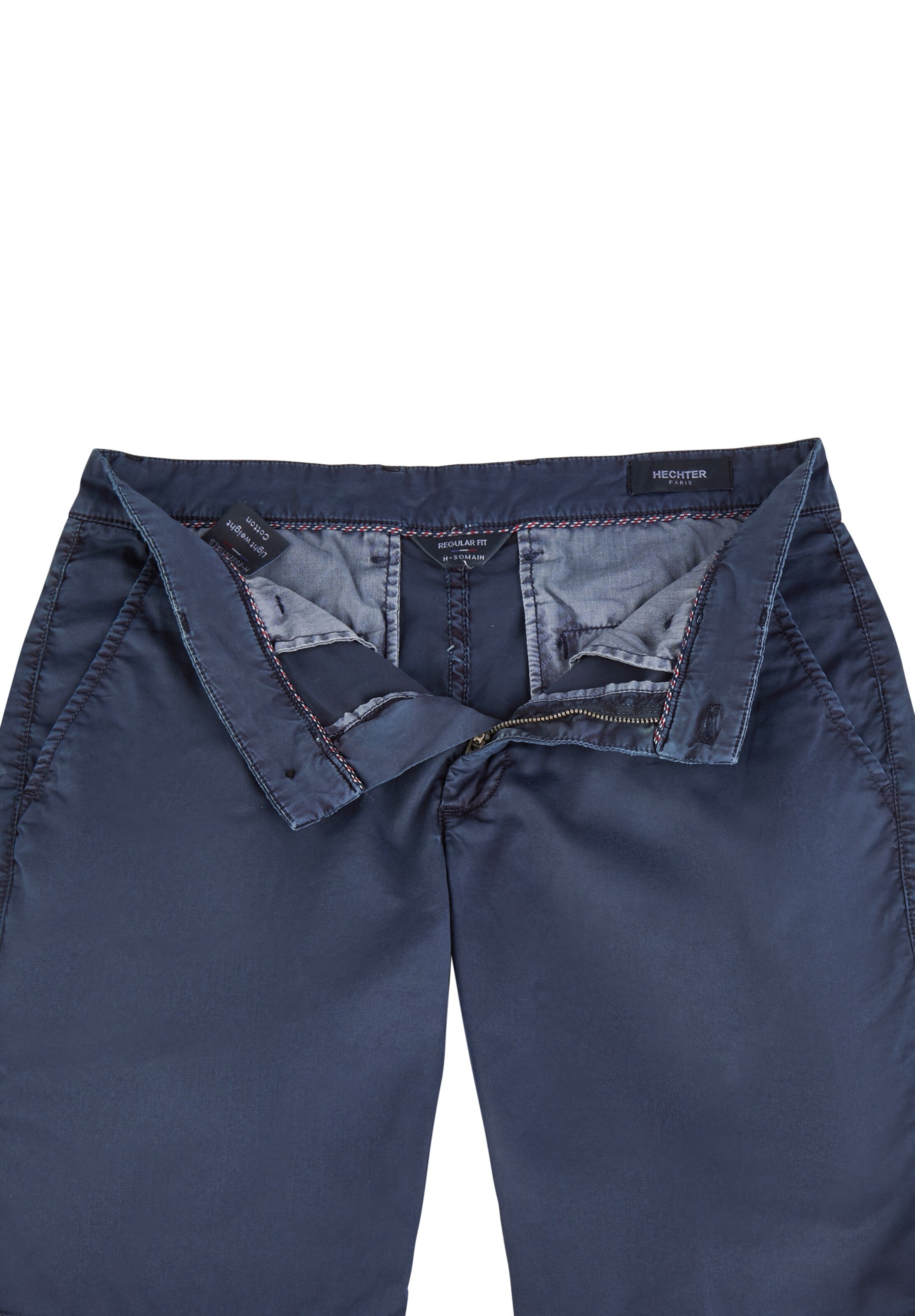 HECHTER PARIS Regular Chino in Blauw