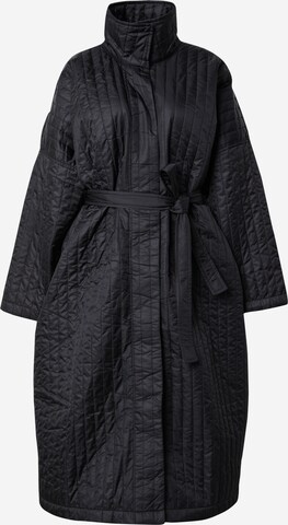 MADS NORGAARD COPENHAGEN Ανοιξιάτικο και φθινοπωρινό παλτό σε μαύρο: μπροστά
