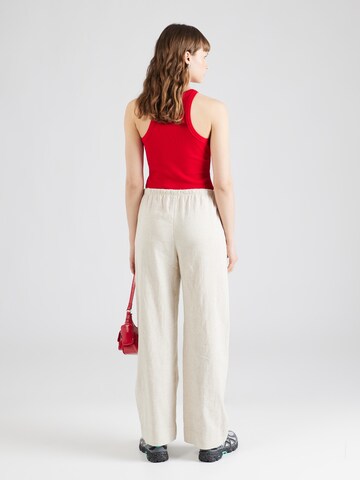 Loosefit Pantaloni 'Mia' di WEEKDAY in beige