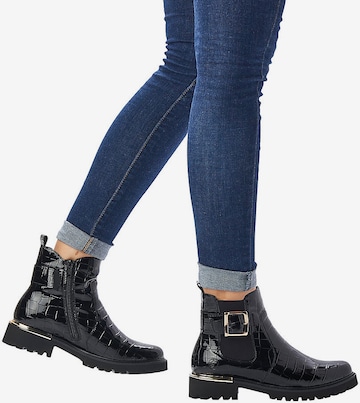 REMONTE Chelsea boots in Zwart