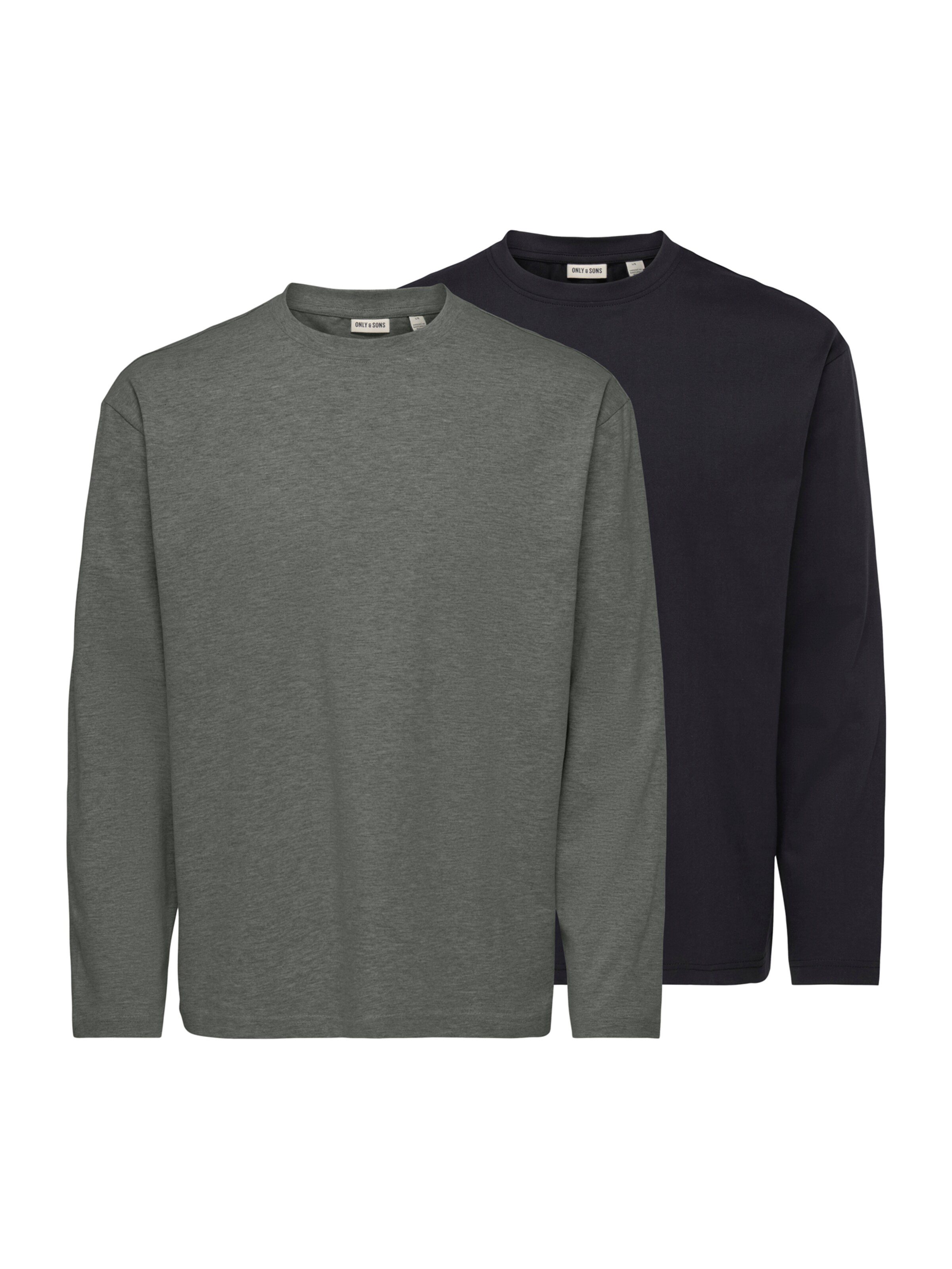 Maglietta 'ONSFRED' in XS Only & Sons di colore grigio sfumato / nero, Visualizzazione prodotti
