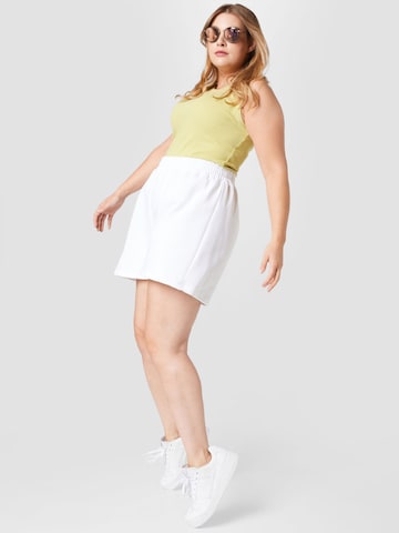 Loosefit Pantaloni di Public Desire Curve in bianco