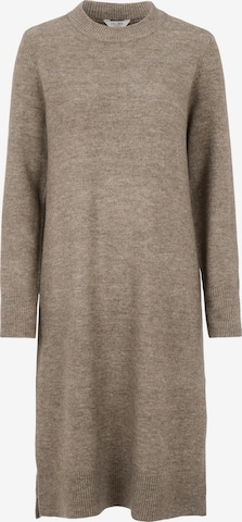 Cellbes of Sweden Gebreide jurk in Grijs: voorkant