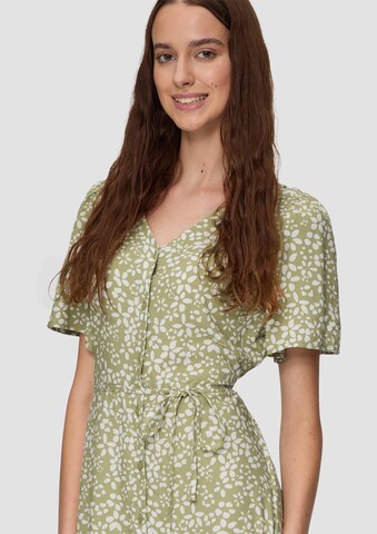 Robe-chemise QS en vert