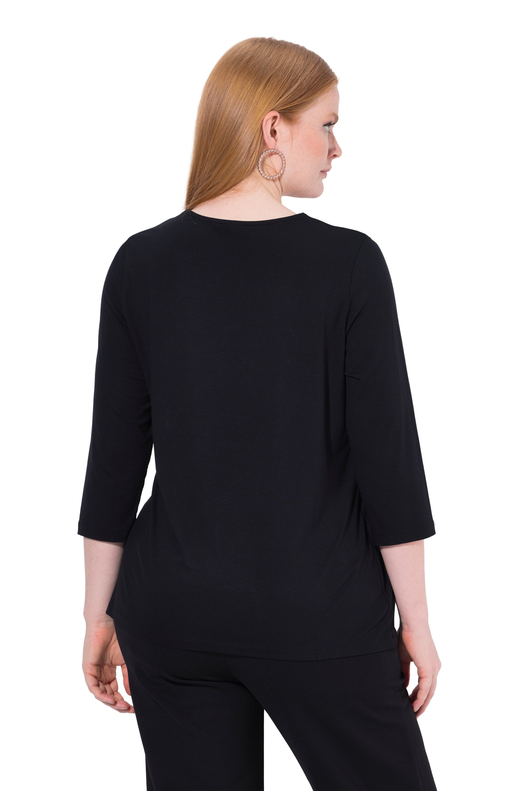 Ulla Popken Shirt in Schwarz
