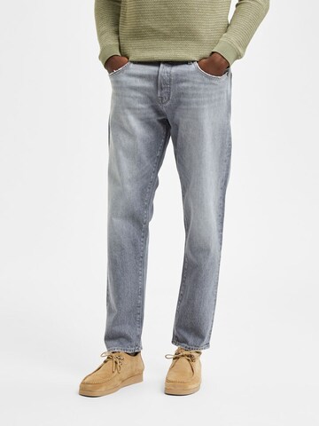 regular Jeans 'Toby' di SELECTED HOMME in grigio: frontale