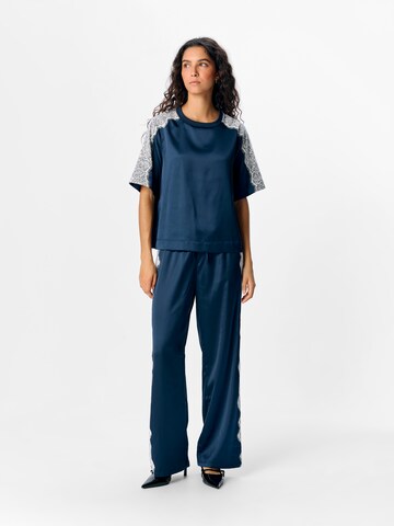 Loosefit Pantalon 'OBJRandi' OBJECT en bleu