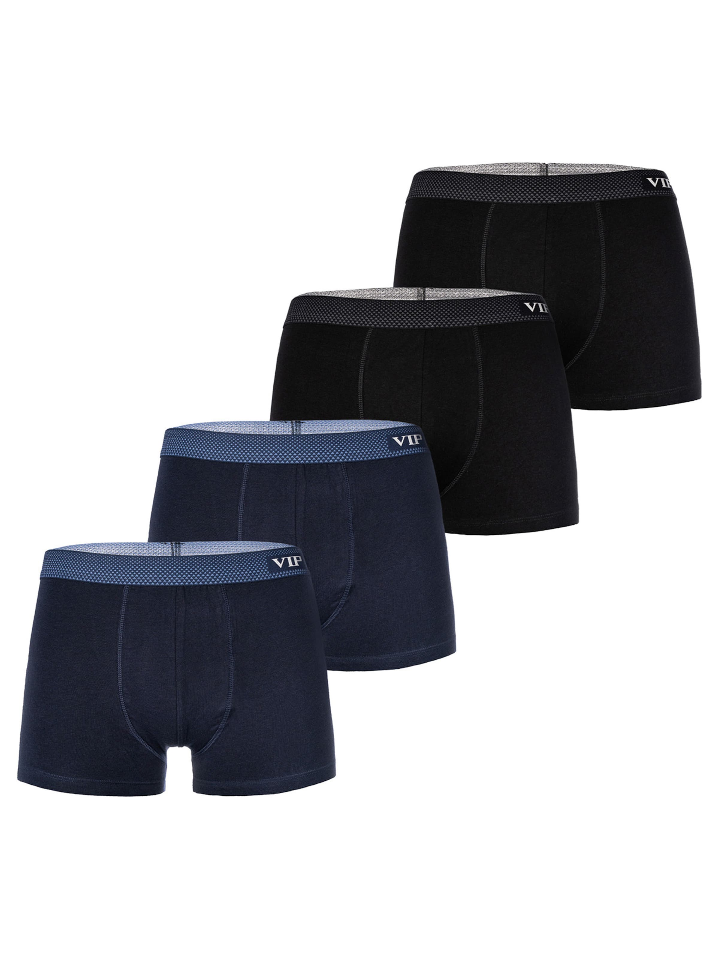 VIP Boxer shorts ' Premium Jersey Stretch ' in Blue: front