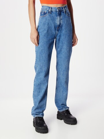 Tommy Jeans Tapered Jeans 'JULIE' in Blauw: voorkant