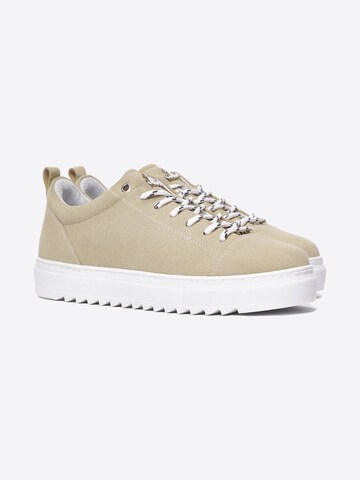 MARTIN VALEN Platform trainers in Beige