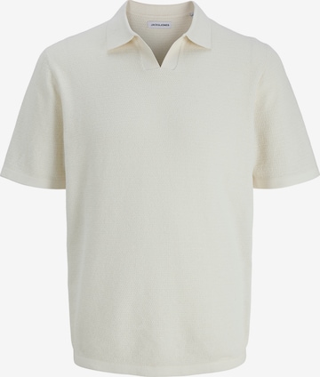 JACK & JONES Svetr 'JJEGEORGE' – bílá: přední strana