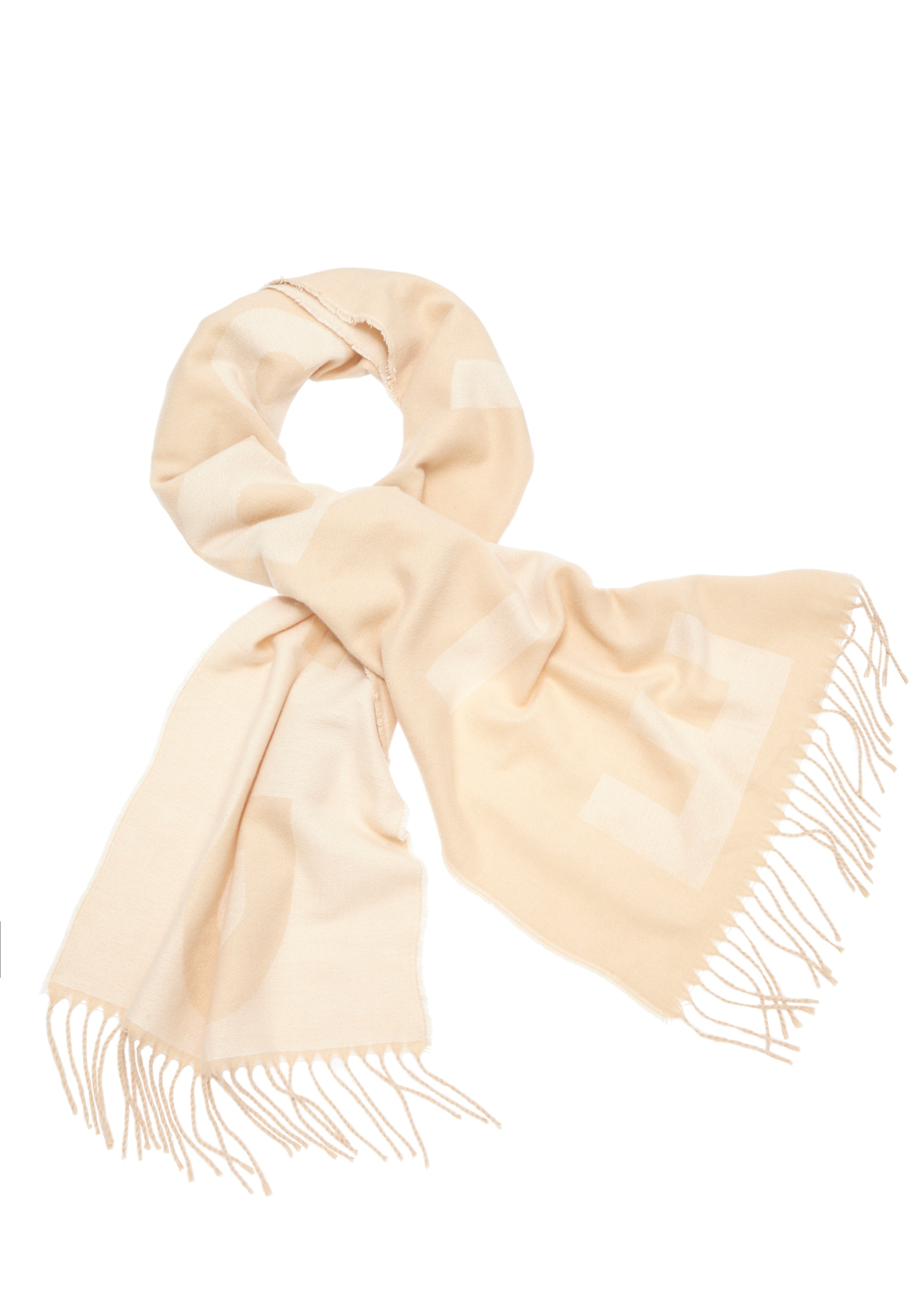 Elbsand Scarf in Beige: front