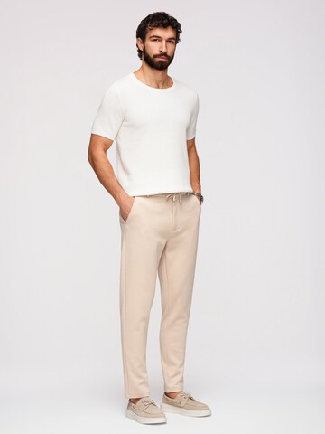 Tapered Pantaloni di Ombre in beige