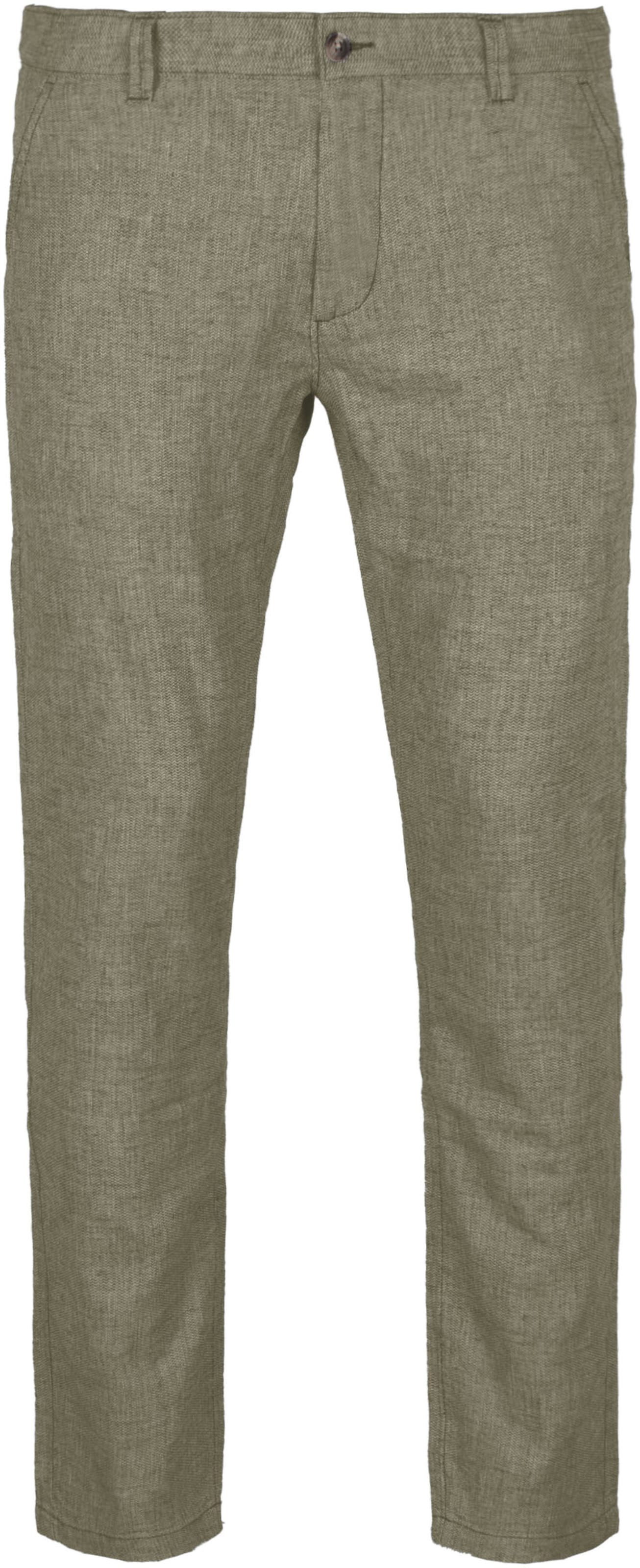 INDICODE JEANS Chino Pants in Beige: front