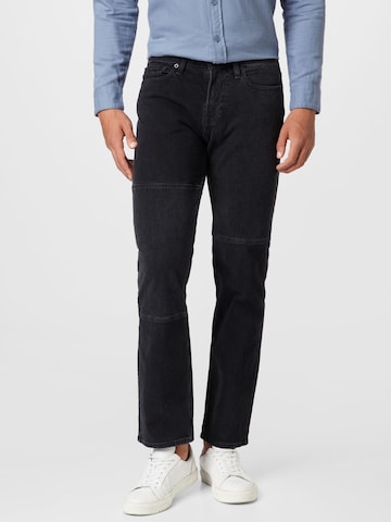 HOLLISTER Regular Jeans in Black: front