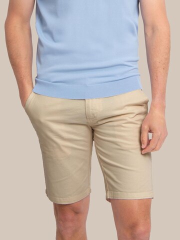 Suitable Slimfit Broek 'Berry' in Beige