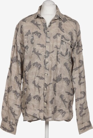 MASON'S Button Up Shirt in L in Beige: front