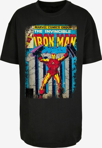 T-shirt 'Marvel Iron Man Cover' F4NT4STIC en noir : devant