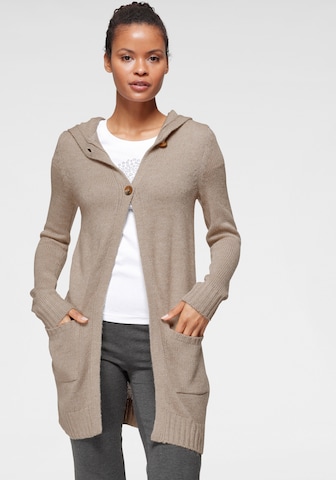 KangaROOS Strickjacke in Beige: predná strana