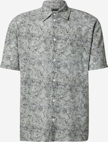 Regular fit Camicia 'Diego' di ABOUT YOU x Swalina&Linus in nero: frontale
