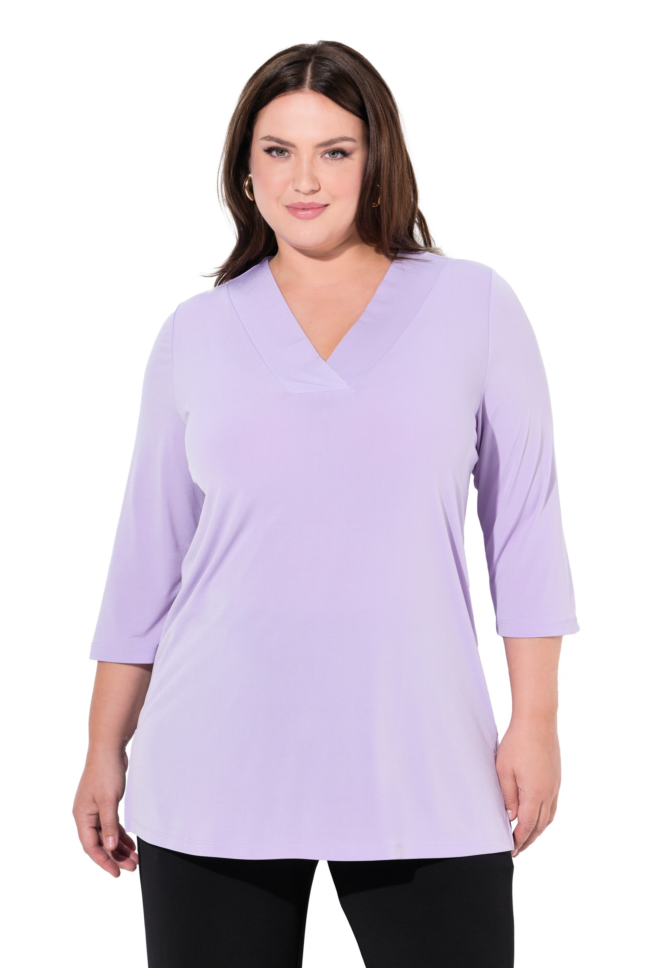 Ulla Popken Shirt in Purple: front