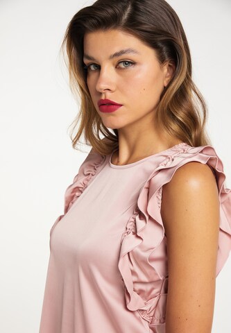 Top di faina in rosa