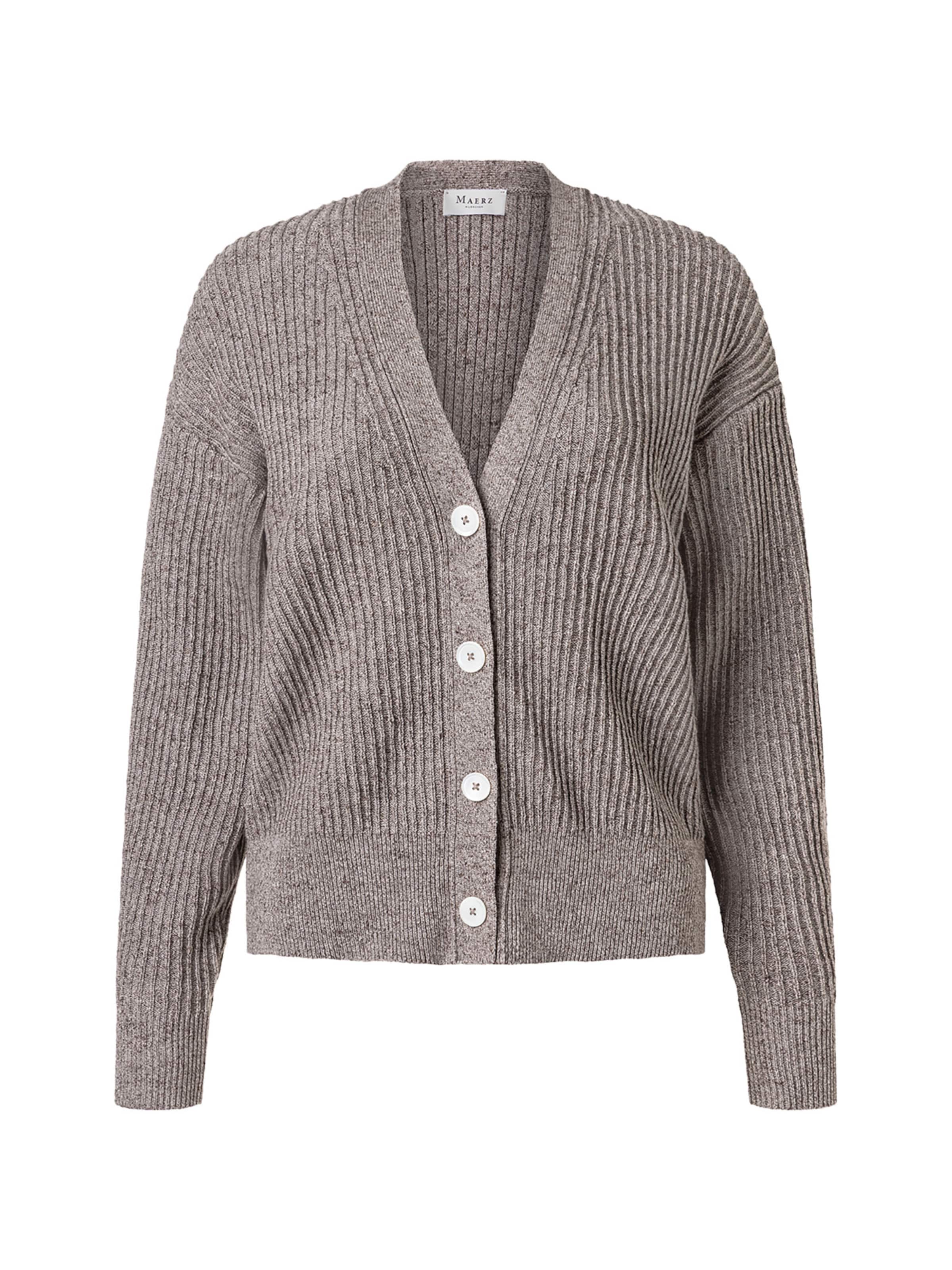 Cardigan MAERZ Muenchen en gris : devant