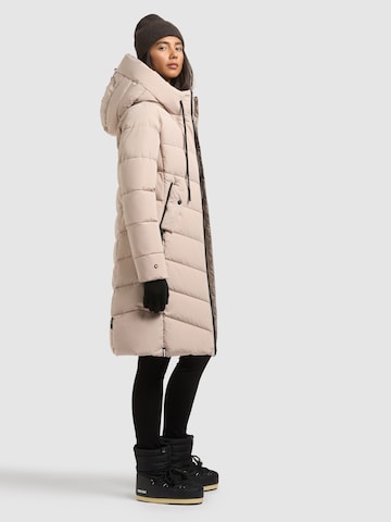 khujo Winter Coat ' Mikia4' in Beige