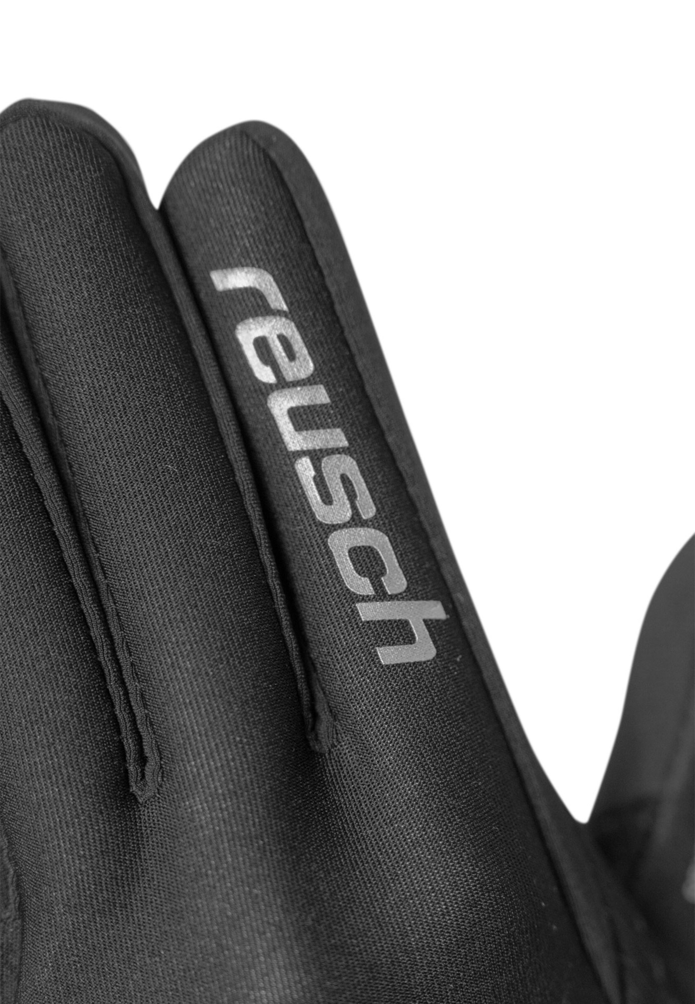 REUSCH Fingerhandschuhe 'Karayel WINDSTOPPER® TOUCH-TEC' in Schwarz