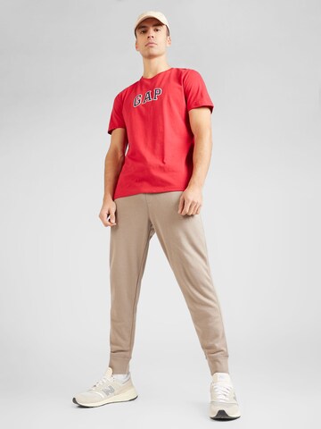 GAP Tapered Broek in Bruin