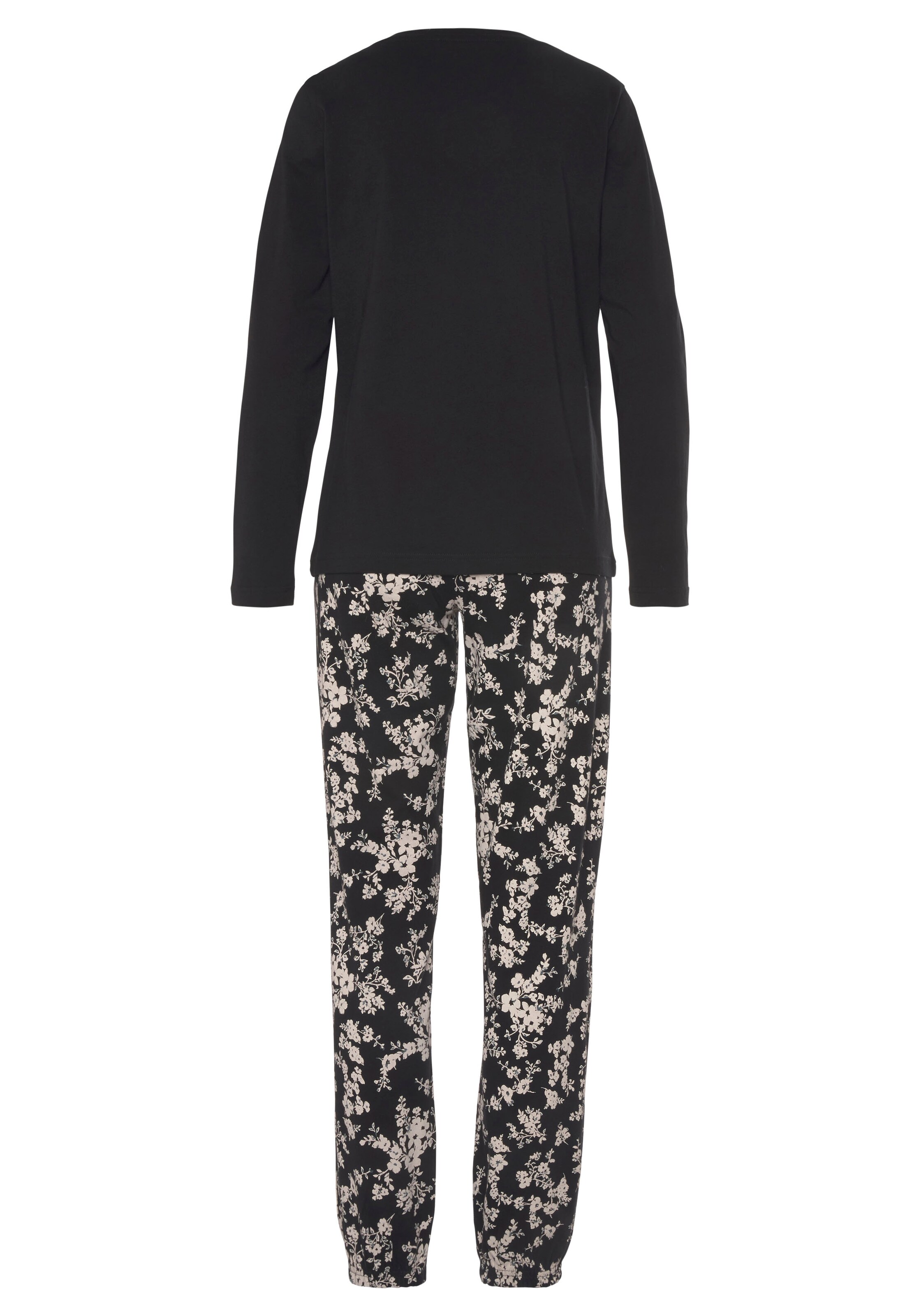 VIVANCE Pyjama 'Dreams' in Schwarz