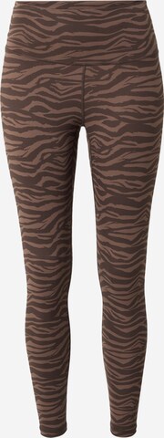 Athlecia Workout Pants 'Luvelia' in Brown: front