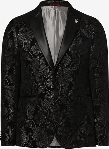 Coupe slim Veste de costume 'Brixdon-5' Finshley & Harding London en noir : devant