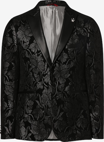 Finshley & Harding London Slim fit Suit Jacket 'Brixdon-5' in Black: front