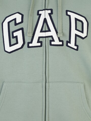 Gap TallSweater majica 'HERITAGE' - zelena boja
