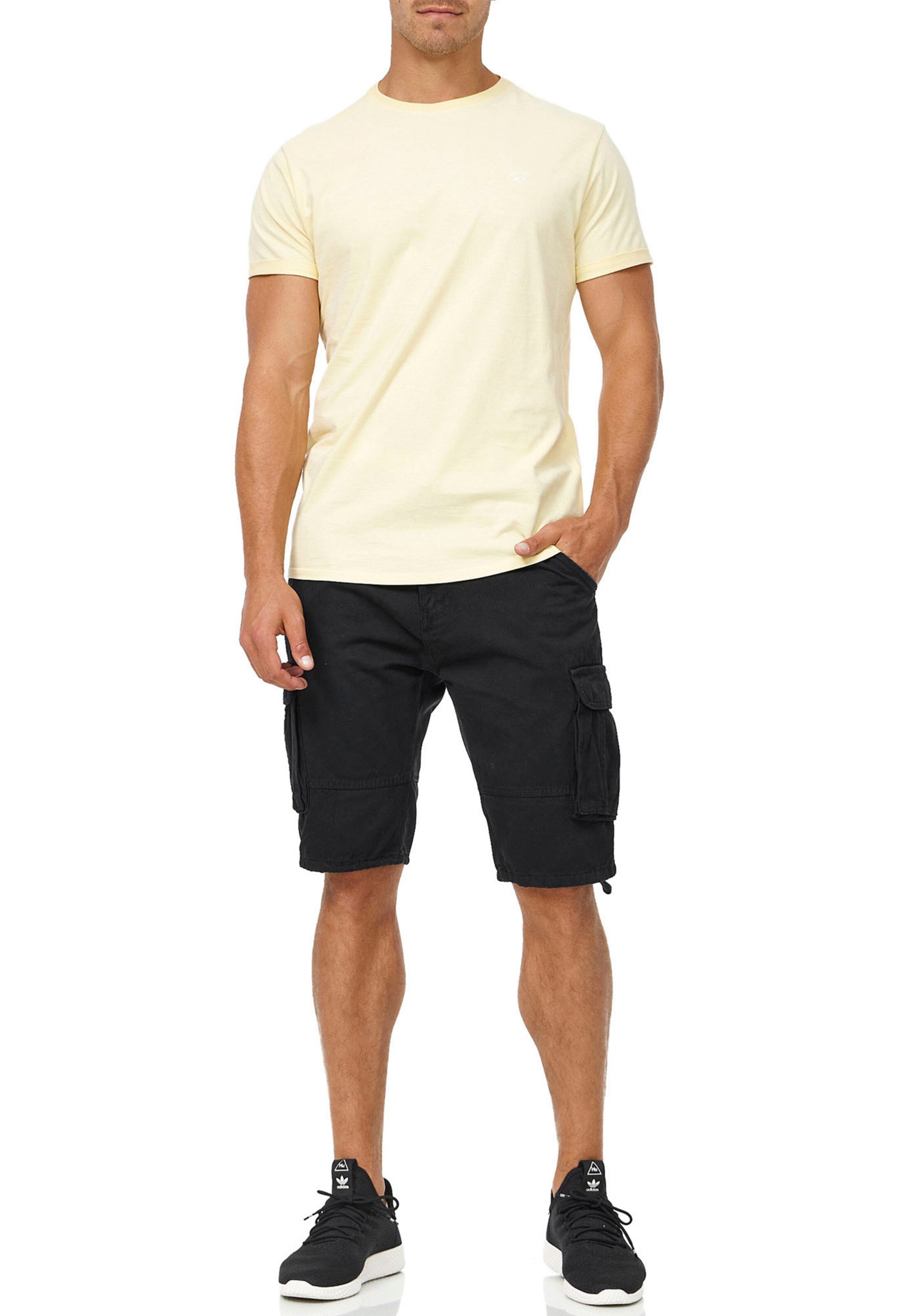 INDICODE JEANS Regular Pants in Black