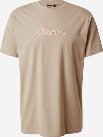 ELLESSE Shirt 'Marlo' in Brown: front