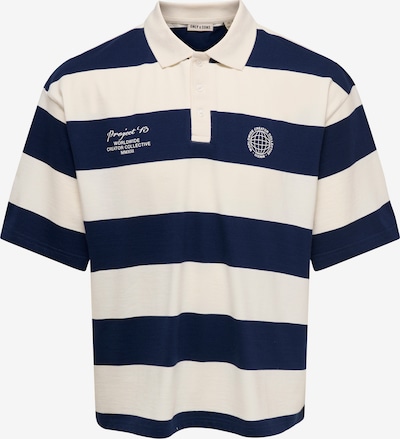 Only & Sons Paita 'ONSDEVIN' värissä marine / luonnonvalkoinen, Tuotenäkymä