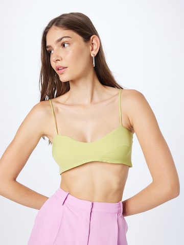 Bardot Top 'ATHENA' in Groen: voorkant