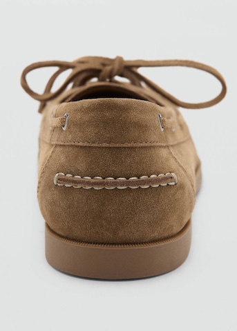 MANGO MAN Moccasins 'Nautico' in Brown