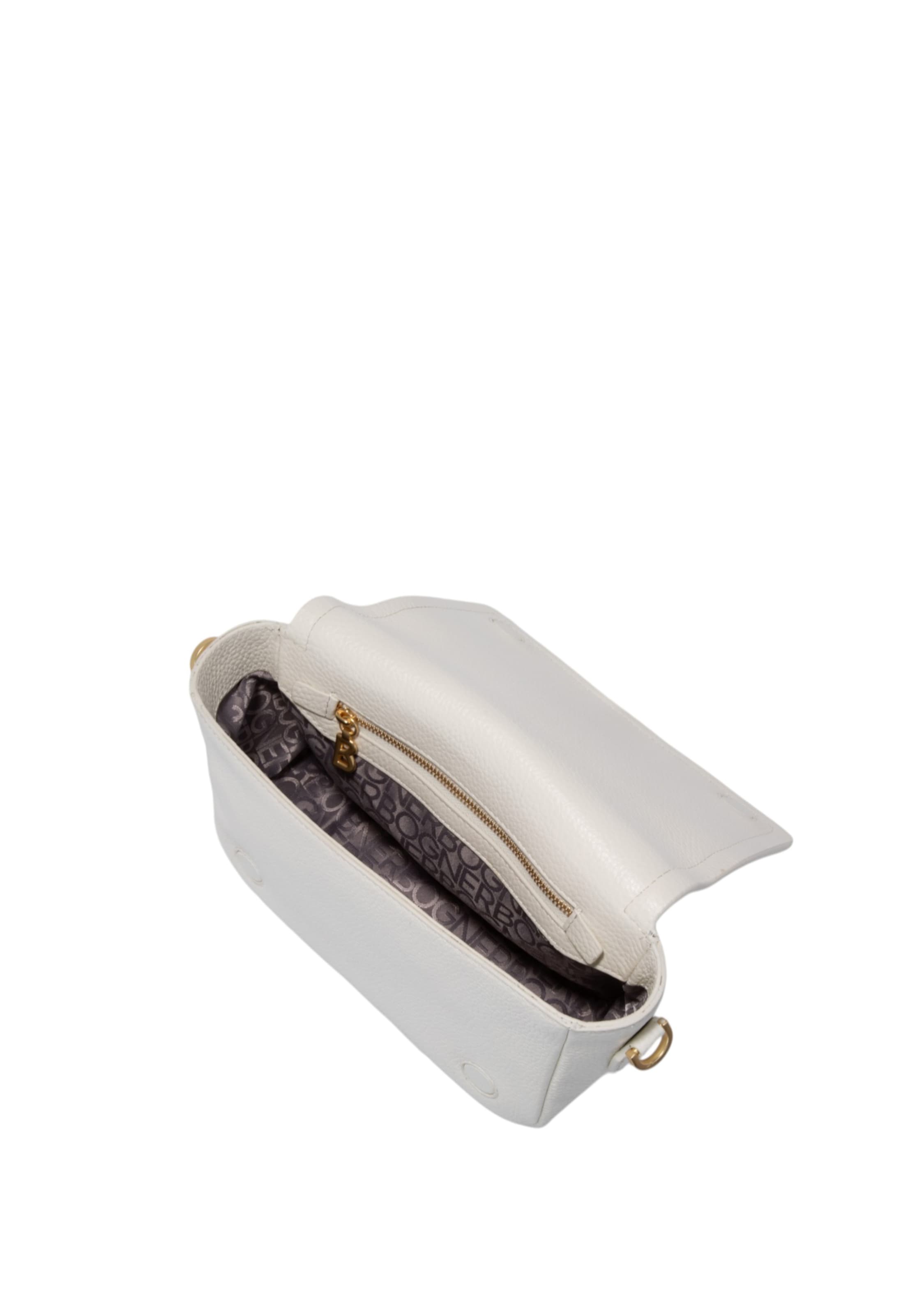 BOGNER Schoudertas 'Wallis Bar' in Wit